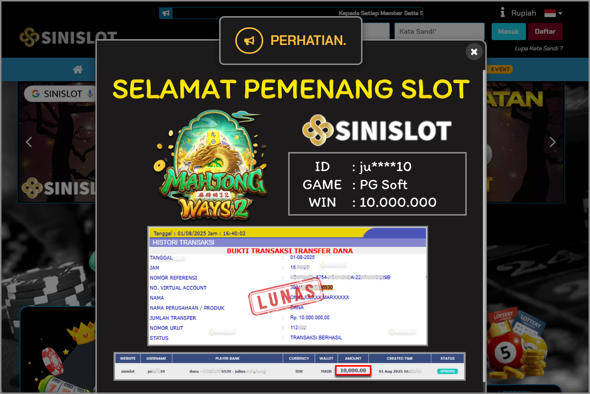 SINISLOT – MAHJONG WAYS 2