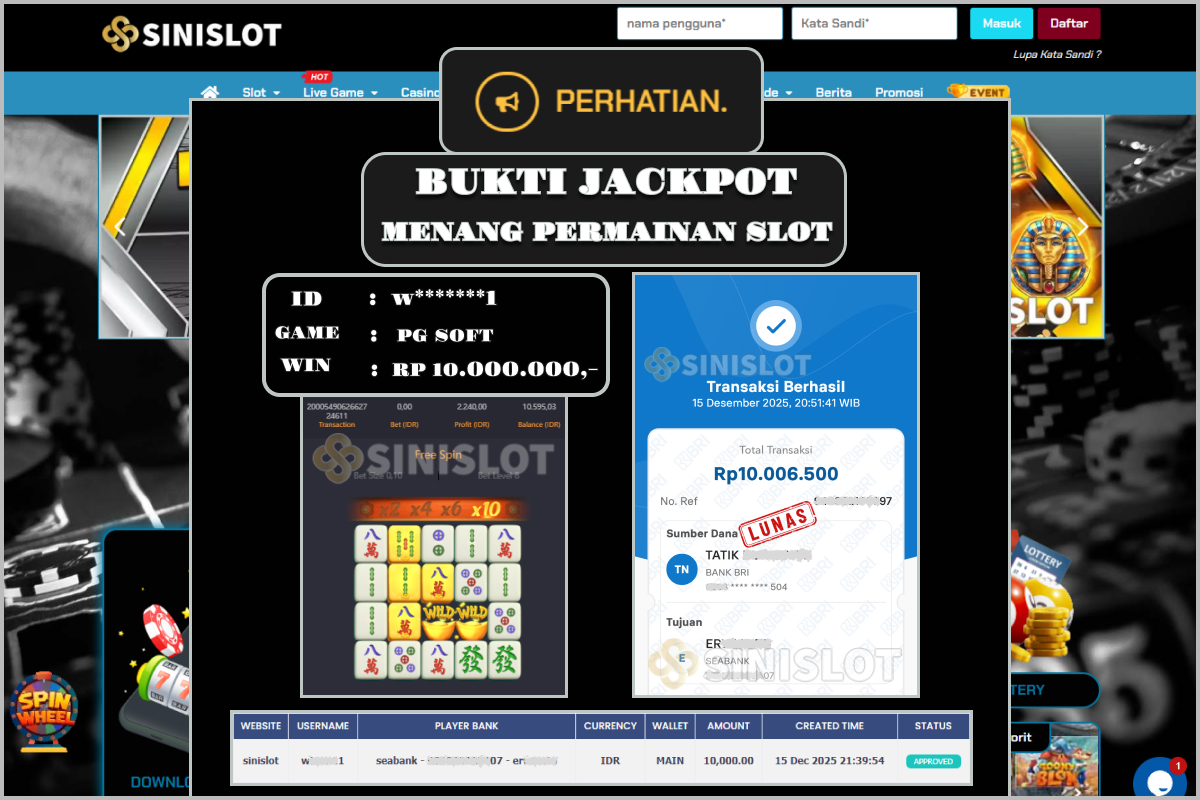 SINISLOT – MAHJONG WAYS