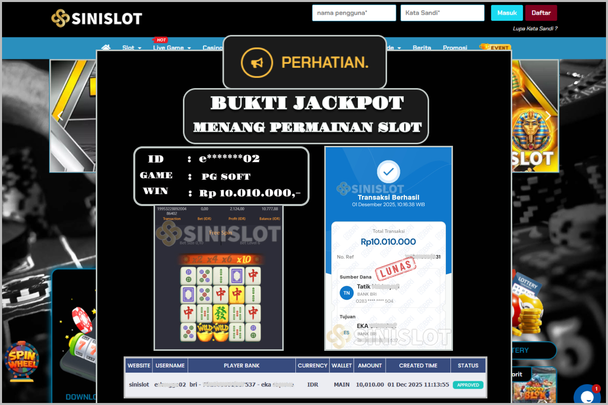 SINISLOT – MAHJONG WAYS