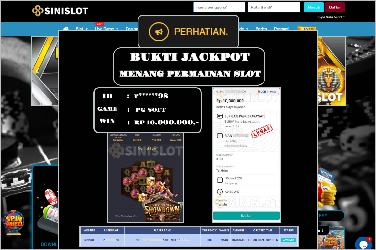 SINISLOT – WILD BOUNTY SHOWDOWN