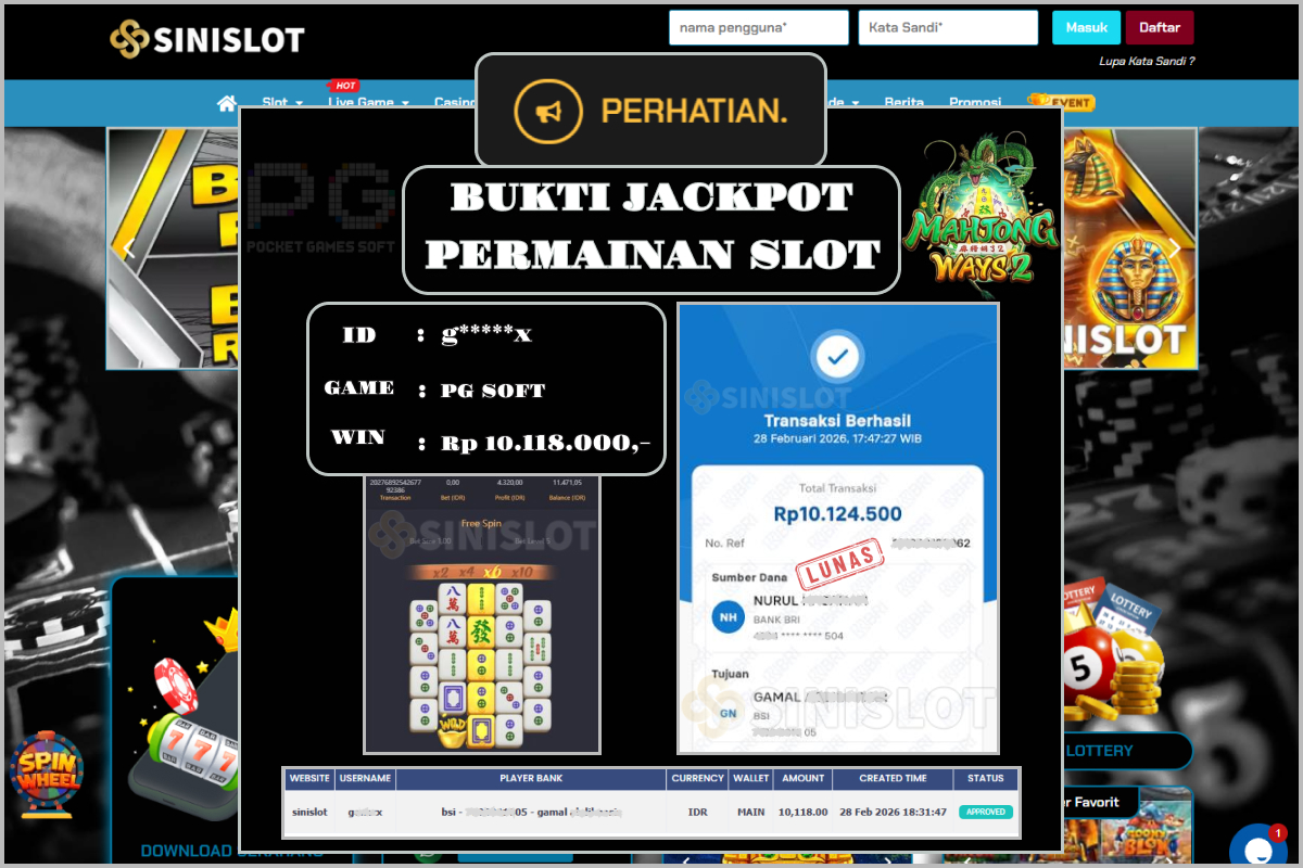 SINISLOT – MAHJONG WAYS 2