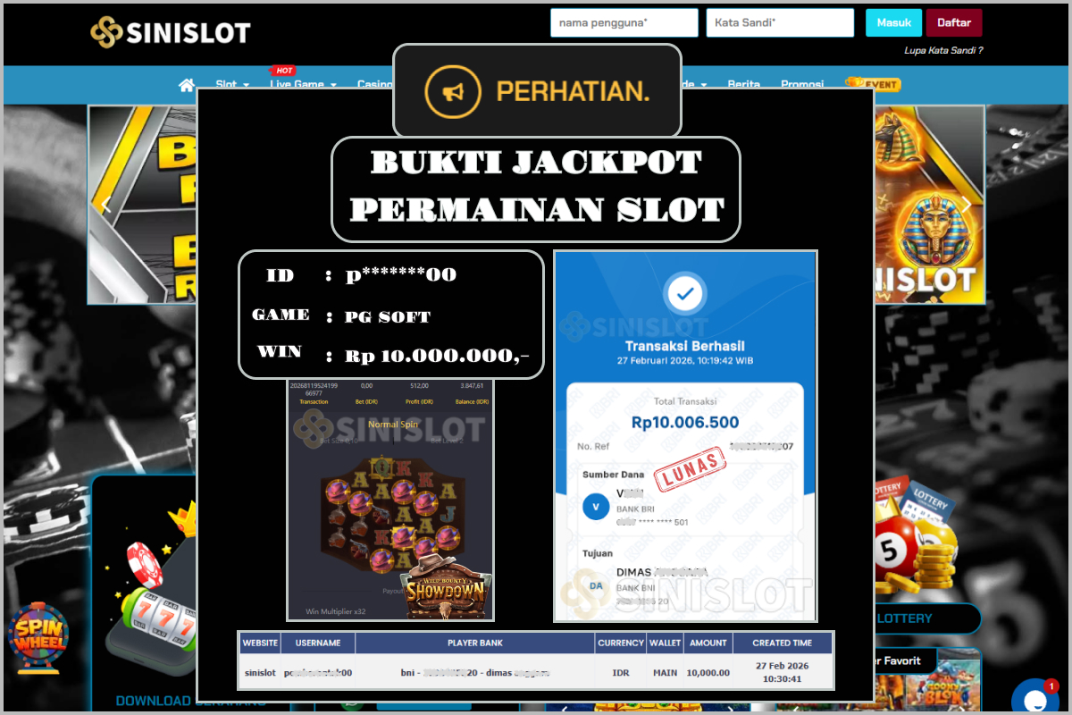 SINISLOT – WILD BOUNTY SHOWDOWN