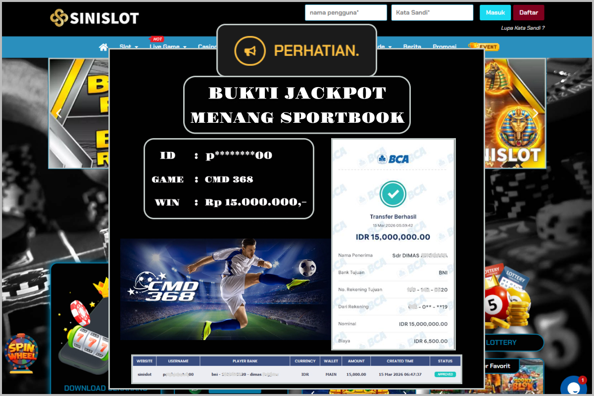 SINISLOT – CMD 368